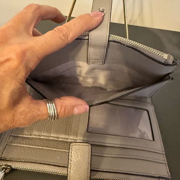 Michael Kors Gray Clutch Wristlet - Picture 8 of 10